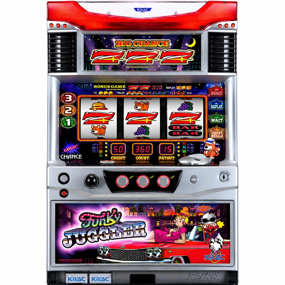 Funky Juggler / KK Japanese Pachislot Slot Machine 100V Used Tested - Image 1 of 1