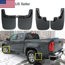 4Pcs Splash Guards Mud Flaps For Chevy Colorado Canyon 2015-22 w/o Fender Flares