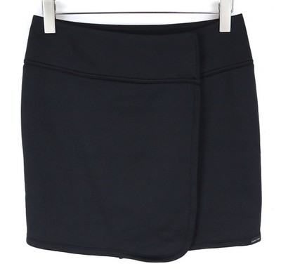 MAISON SCOTCH Club Nomade Damen Rock W31 schwarz Baumwollmischung Freizeit kurz Wickel *