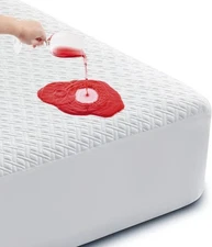 Bamboo Mattress Protector Deep Pocket Waterproof Breathable Mattress Bed Cover