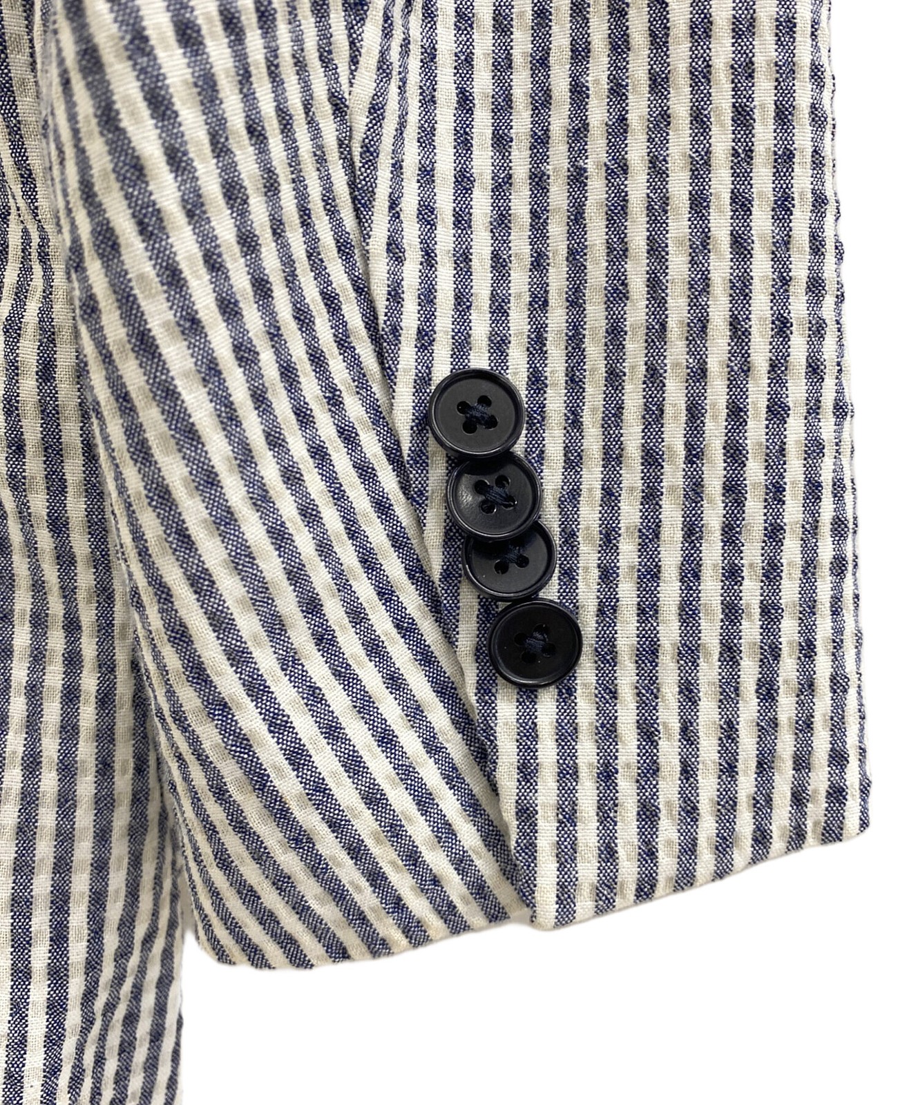 UNIVERSAL LANGUAGE tailored jacket Size: LL Blue … - image 6