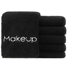 HOMEXCEL Makeup Remover Cloth 6 Pack,Premium 6 Count Pack of 1 , Black