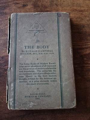 #ad #ad The Body By Ronald Campbell Macfie First Edition 1928 $45.00