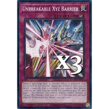 3X Unbreakable XYZ Barrier DUAD-EN074 C Duelist's Advance NM 1st Ed YUGIOH