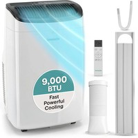 SereneLife Portable Air Conditioner 9000 BTU Air Conditioning Unit, Portable AC 