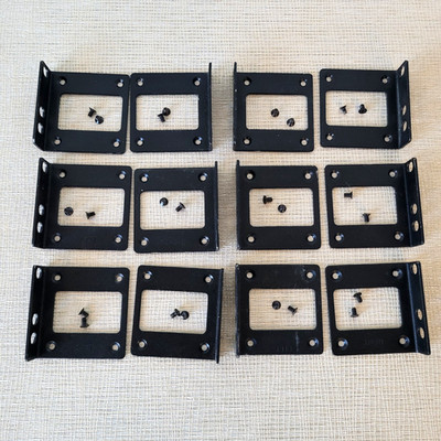 Foundry Networks Rack Mount Brackets 10876-001/10876-101 Fastiron Edge X424 X448