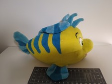 Flounder Little Mermaid Disney Store Stuffed Plush Large Giant Big Fish Mattel