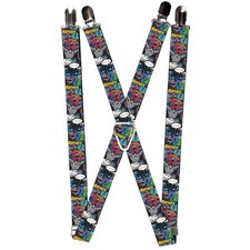 Suspenders - 1.0  - Batman  Joker Comic Strip ACC NEW