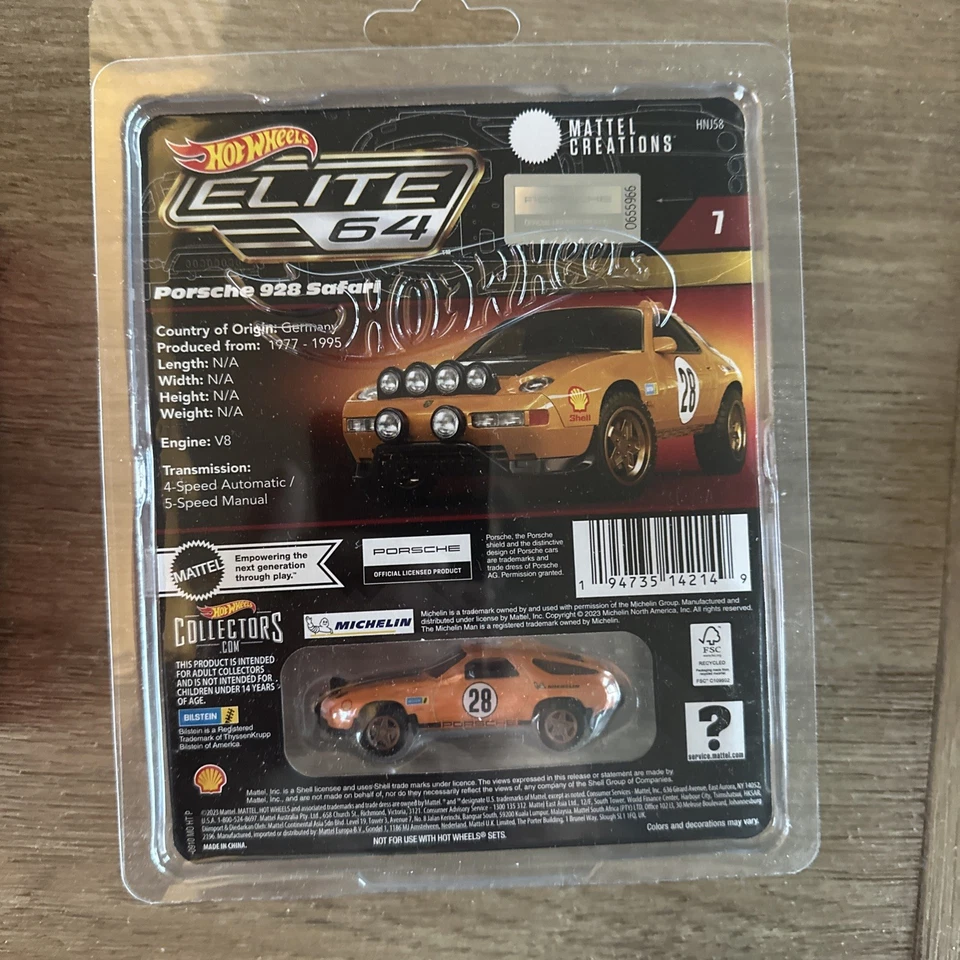 🔥Hot Wheels Elite 64 - Porsche 928 Safari 🔥 - Imagem 2 de 2
