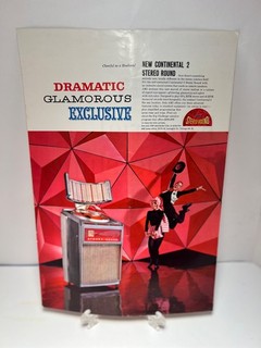 Vintage Continental 2 Stereo Round Advertising Magazine Ad