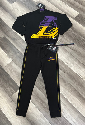 Hugo Boss Los Angeles Lakers Tracksuit Men's Sweater Crewneck XL + Pants Large