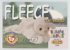 1998 Ty Beanie Babies Series 1 Fleece the Lamb #74 0k3a