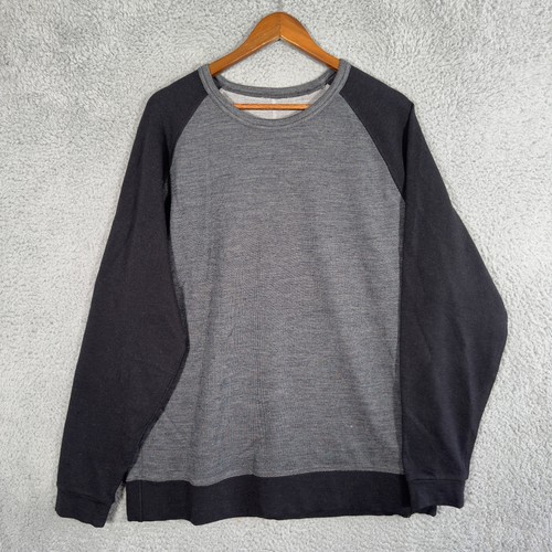 Lululemon Herren Größe 2XL Langarm Seitenreißverschluss Rundhalsausschnitt Pullover Sweatshirt