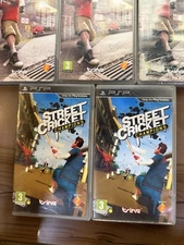 LOT OF 5 PSP STREET CRICKET CHAMPIONS 1 & 2 INDIA EXCLUSIVE RELEASE VIDEO GAMES