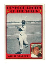 1972 Topps Boyhood Photos of the Stars Willie Stargell #343