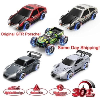 UNISTAR Mini Racing Car 2.4G RC Drift Car Porsche 1/24 4WD Remote Control High Speed Car