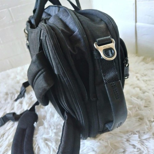 TUMI ALPHABRAVO Grayson 3Way Business Backpack Leather Used - Picture 9 of 11