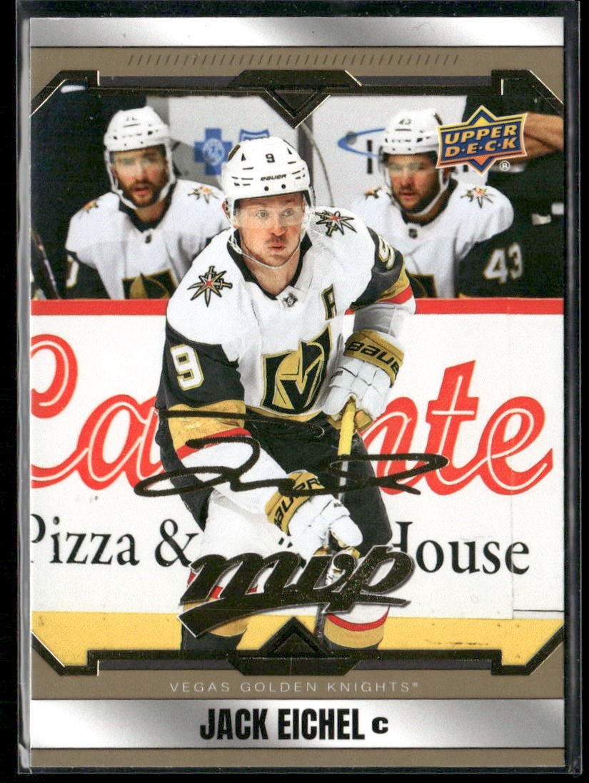 2024-25 Upper Deck MVP Jack Eichel Gold Script #11 Vegas Golden Knights