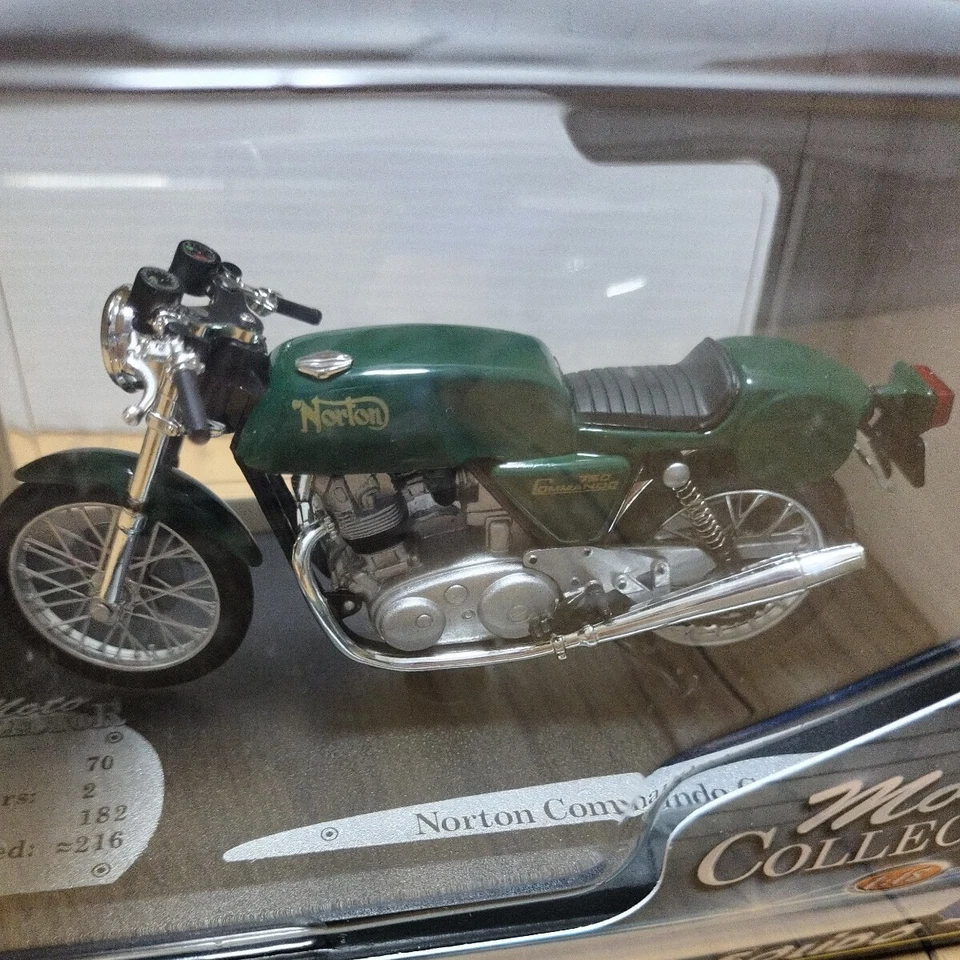 SOLIDO 1/18 Norton Command Cafe Racer Norton Commando Mini Car Solido Motorcycle - Image 3 of 4