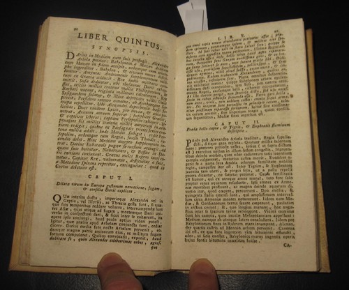 1755 Q. Curtii Rufi De rebus gestis Alexandri Magni Patavii Piccoli caratteri - Imagen 7 de 10