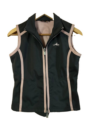Equitheme Softshell Weste Gr. S grau / rosa