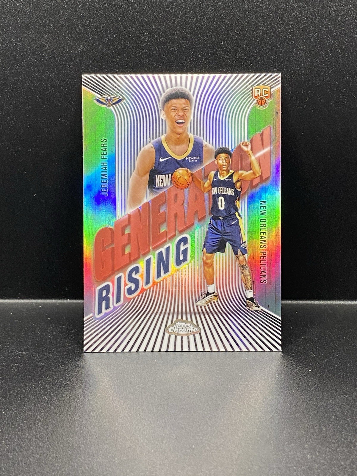 2025-26 Topps Chrome - Jeremiah Fears Generation Rising - Chrome Refractor (RC)