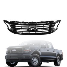 Front Bumper Upper Grille Insert for Ford F 150 2024 2025 XL XLT STX Tremor