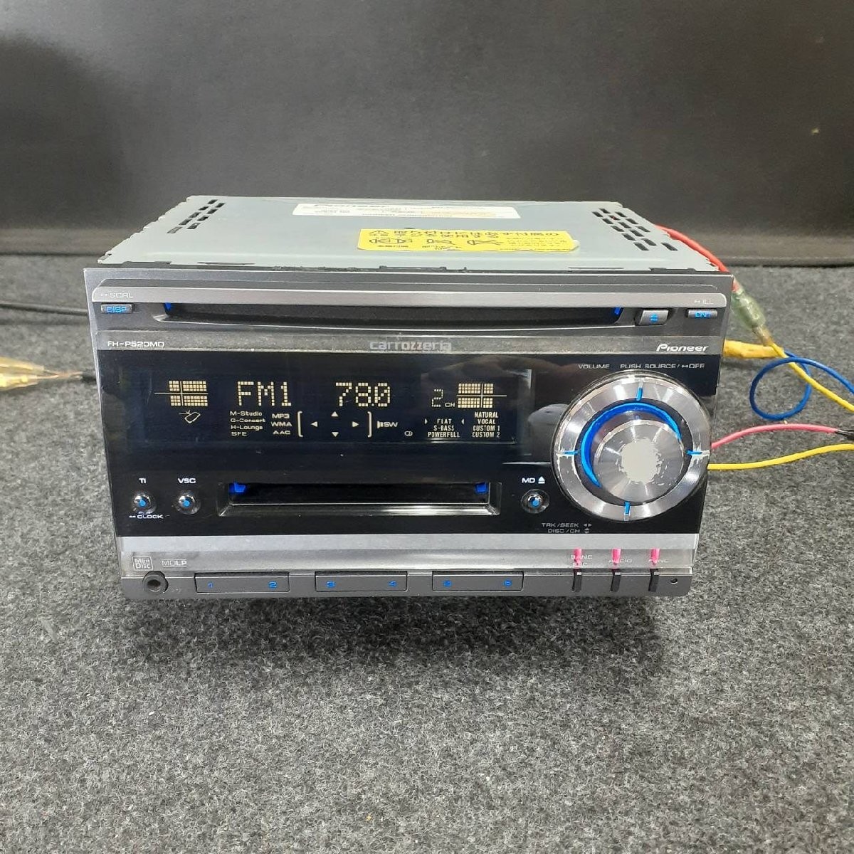 carrozzeria FH-P520MD 2DIN CD MD Player Vintage Car Stereo