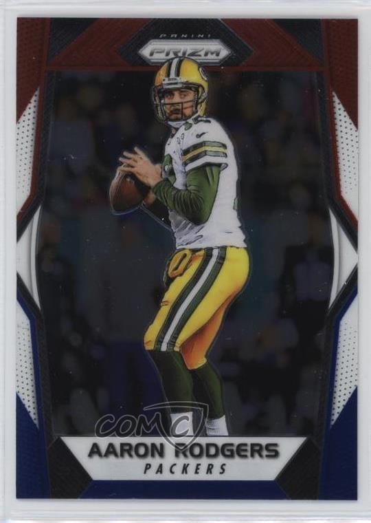 2017 Panini Prizm Red White & Blue Prizm Aaron Rodgers #1 4f5