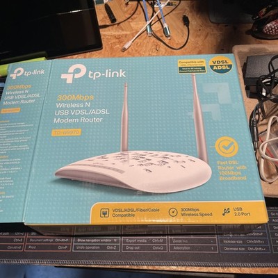 TP-Link VDSL/ADSL Modem Router TD-W9970 komplett und funktionsfähig