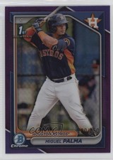 2024 Bowman Chrome Prospects Purple Refractor /250 Miguel Palma #BCP-166 0ti4