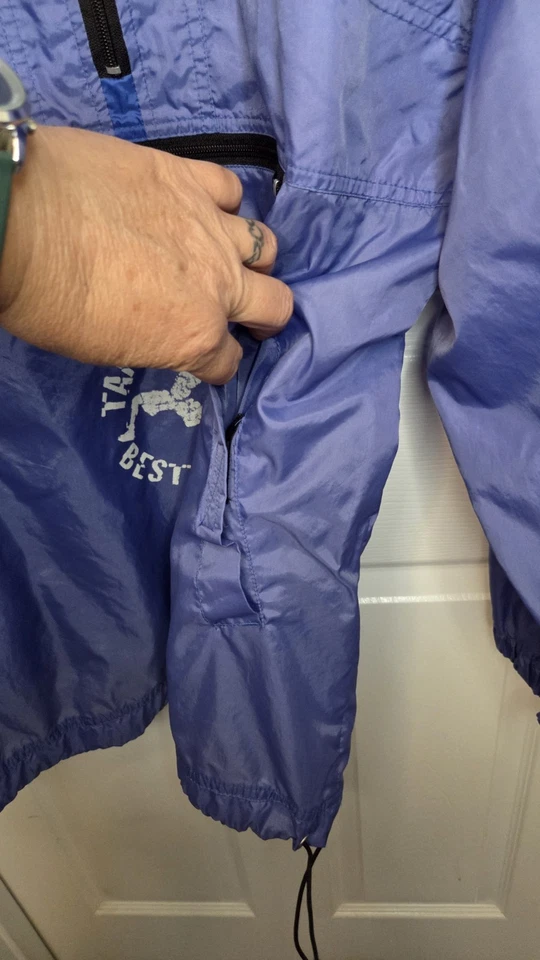 Винтажный 90-х Sony Handycam пуловер Anorak парка куртка WIndbreaker мужской L - Изображение 4 из 4