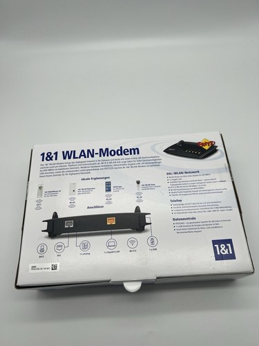 FritzBox 7510 1&1 Edition WLAN Router Gigabit Ethernet schwarz OHNE NETZTEIL OVP - Afbeelding 6 van 6