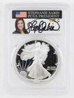 1992-S $1 American Silver Eagle PCGS PR70DCAM - Sabin Signature - 1263B