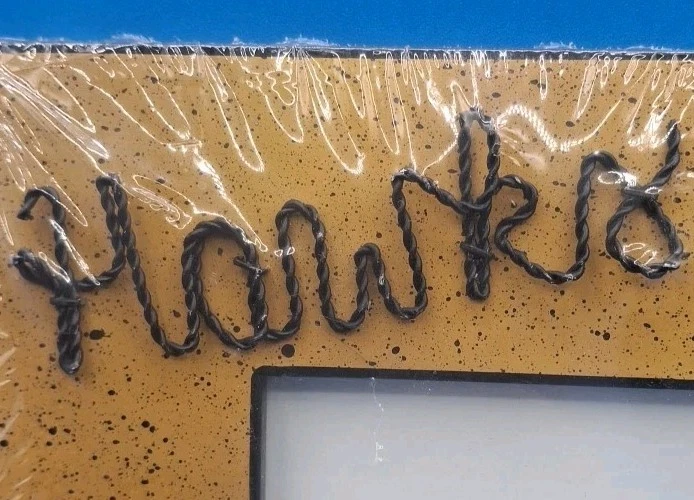 Pleasant Grove Hawks Cimarrón Decoración de Navidad Occidental NUEVO marco de fotos moteado Foto 2 de 4