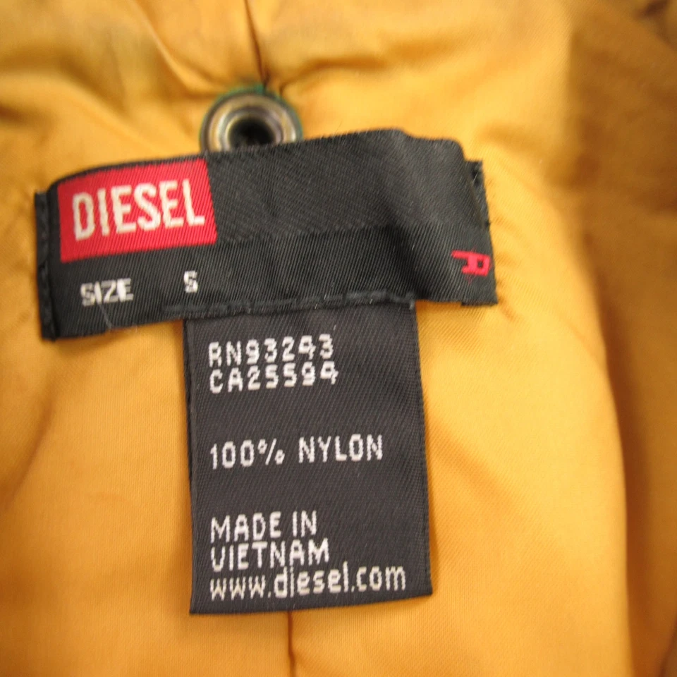 Diesel Vest Womens Small Sleeveless Full Zip Outdoors Lightweight Blue Pockets - Image 3 of 4