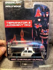 Greenlight Terminator 2 1/64 1987 Chevrolet Caprice LAPD Car Model Collection