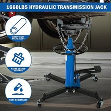 1660 Lbs 2 Stage Hydraulic Transmission Jack W360swivel Wheel Lift Hoist