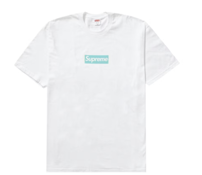 supreme tiffany & co box logo tee t shirt white s-xxl ds og all brand