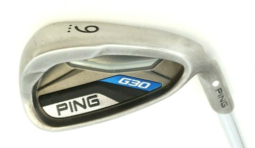 Empuñadura de ping de eje de acero rígido de hierro Ping G30 punto blanco 9