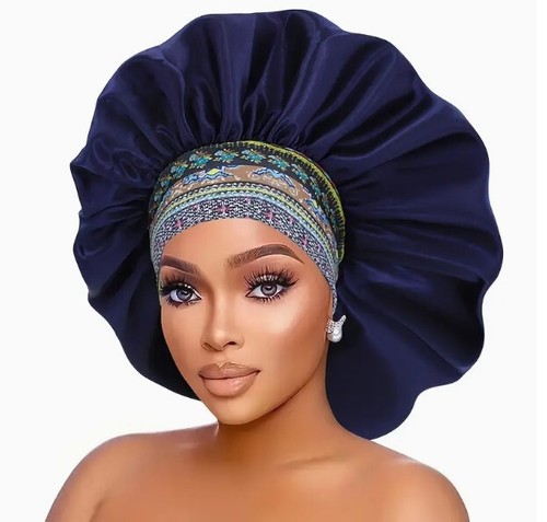 Women Long Hair Care Bonnet Night Sleep Hat Cap Silkfeel Head Turban 140 options - Picture 124 of 156