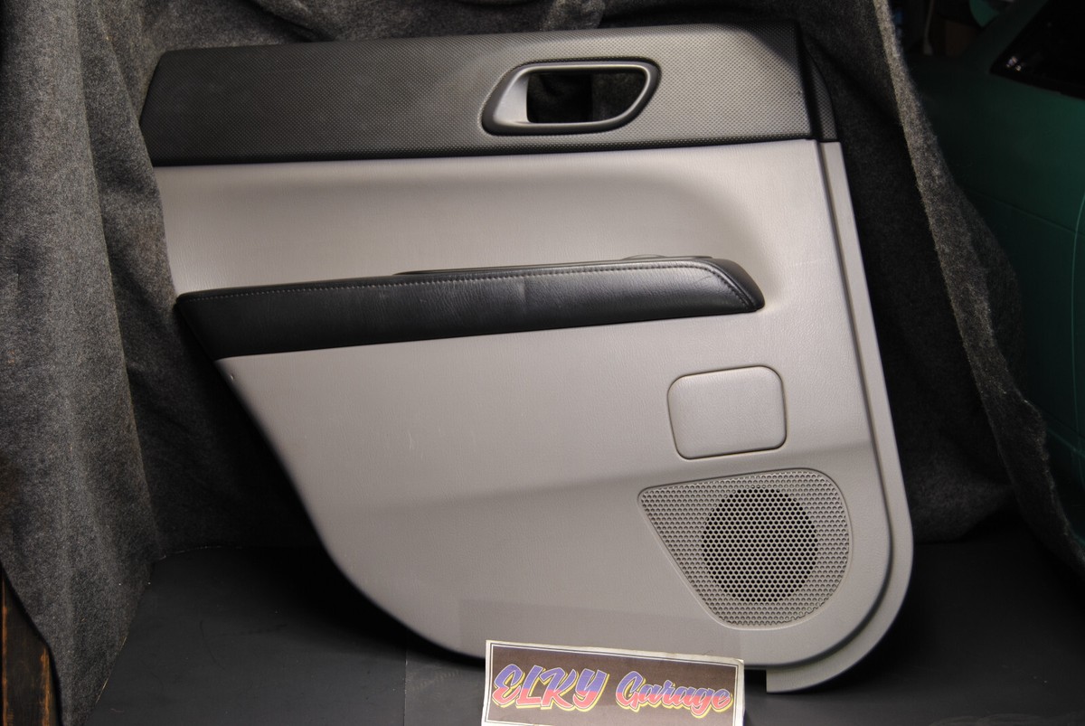 03-05 Subaru Forester XT Left Rear Interior Door Trim Panel Card