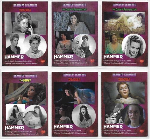 Hammer Horror Classics Series 1 (One) - 6 Card "Beyond Horror" Chase Set BH1-6 - Picture 3 of 3
