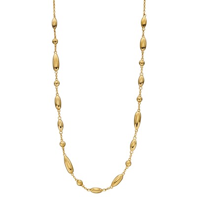 Blume Knospe Kette Halskette 9 kt Gelbgold vergoldet gepunzt nagelneu verpackt