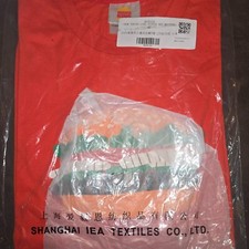 Two Burger King Team Member Uniform Shirts in Red Long Sleeve Med