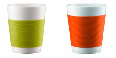 6 x Bodum Canteen Doppelwandige Tassen Gläser Porzellan Pavina Bistro Thermo