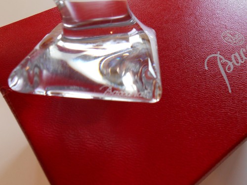 Baccarat Papillon Schmetterling Kristall Sockel Briefbeschwerer ~ klar 3,75" Figur - Bild 3 von 11