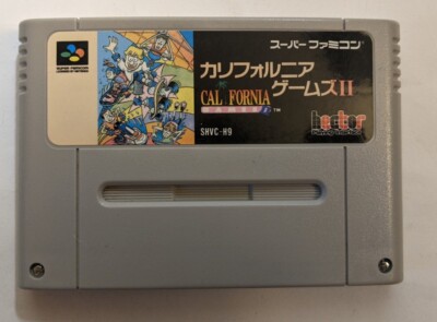 California Games 2 Sur Super Famicom (SHVC-H9) – Complet Boîte, Très Bon état