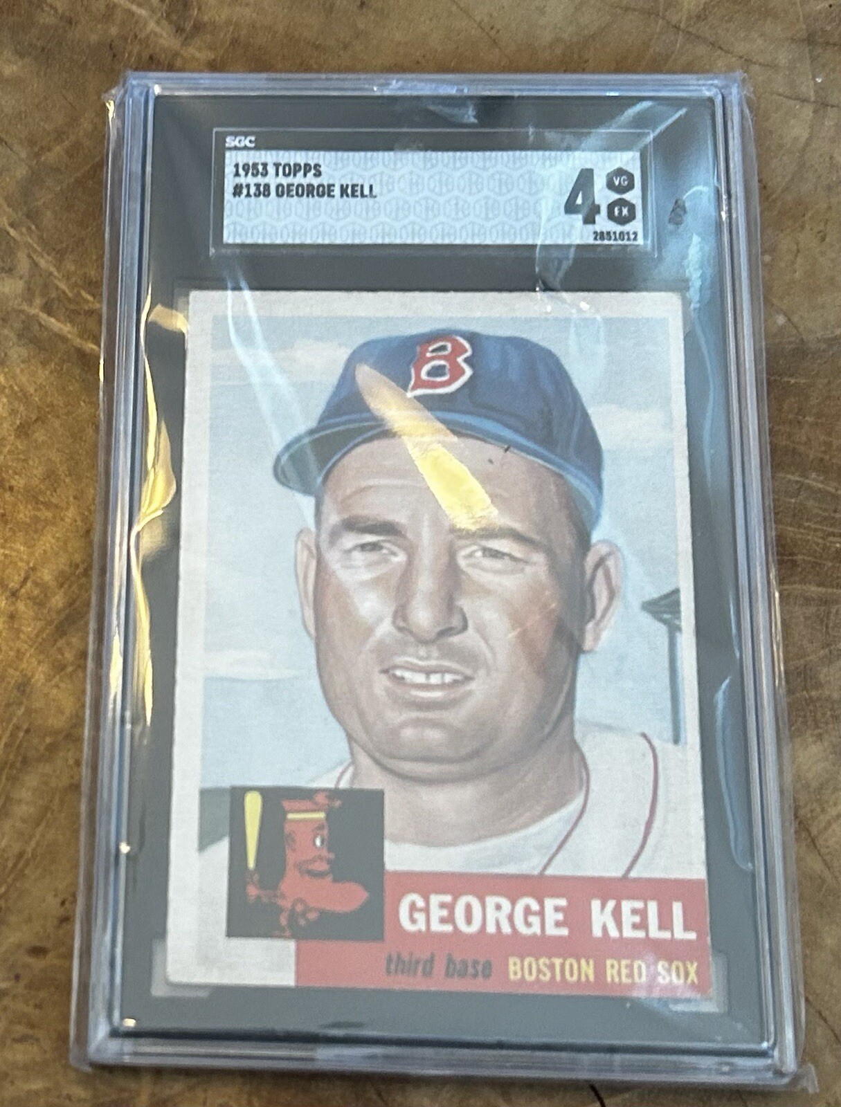 1953 Topps #138 George Kell - SGC VG-EX 4 - Boston Red Sox - CENTERED