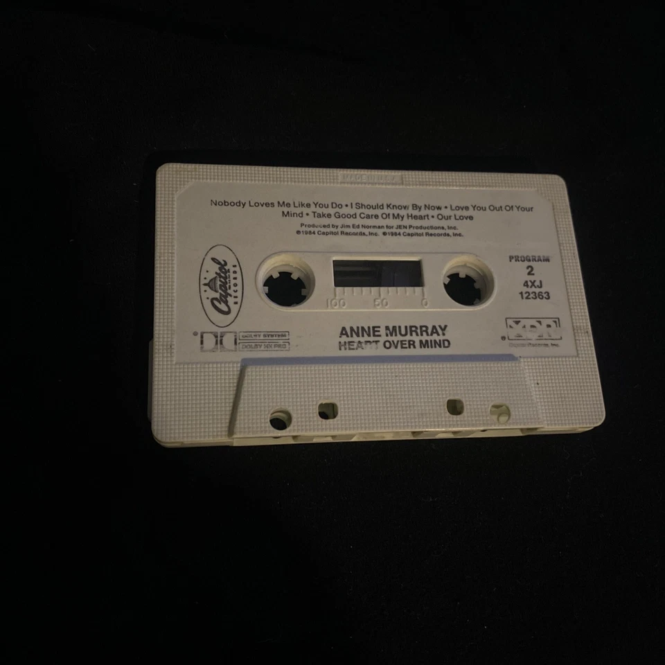 Anne Murray Cassette Tape Heart Over Mind Nobody Love Me Like You Do Time Don't - Изображение 3 из 4